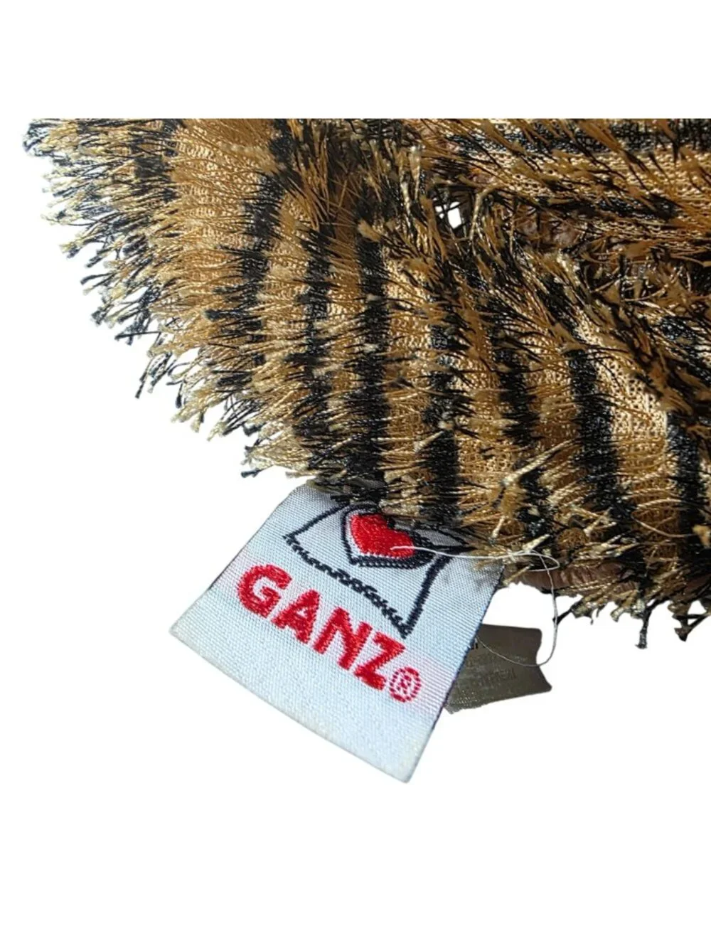 snake plush Ganz webkinz tiger striped stuffed animal no code tag
